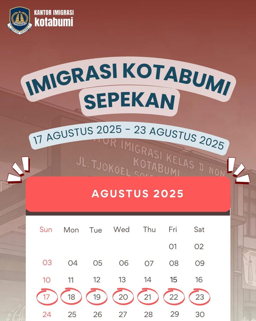 Imigrasi Kotabumi Sepekan