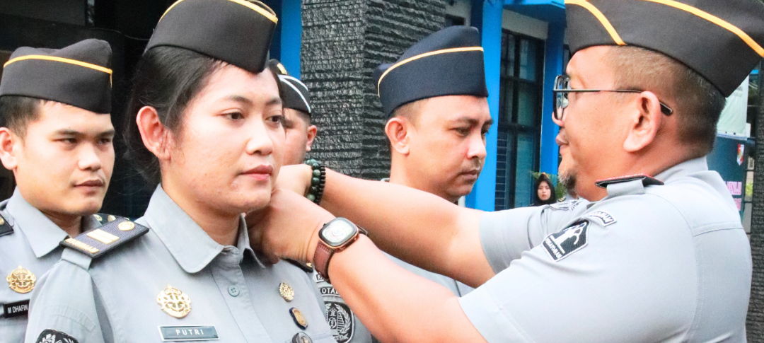 Imigrasi Kotabumi Laksanakan Upacara Hari Lahir Pancasila dan Penyematan Pangkat Pegawai