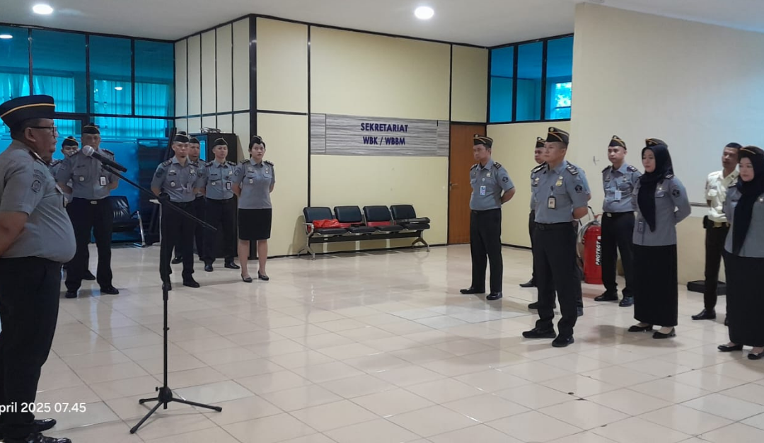 Bangun Disiplin dan Integritas, Kantor Imigrasi Kotabumi Gelar Apel Pagi Bersama