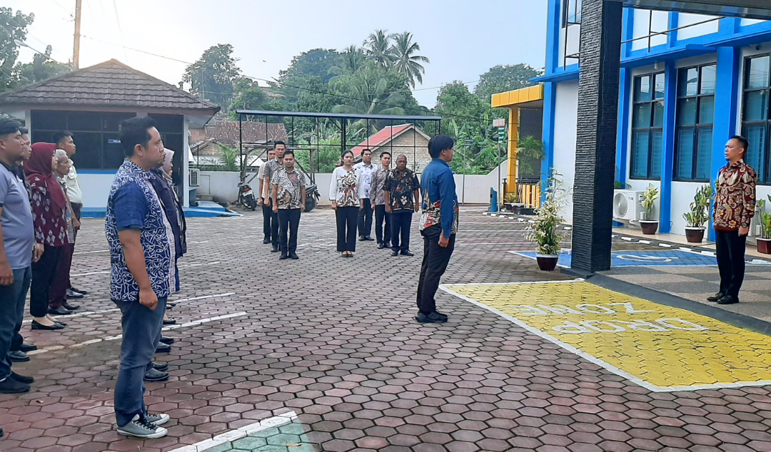 Pimpin Apel Sore Jumat, Imigrasi Kotabumi Lakukan Refleksi Kegiatan Sepekan