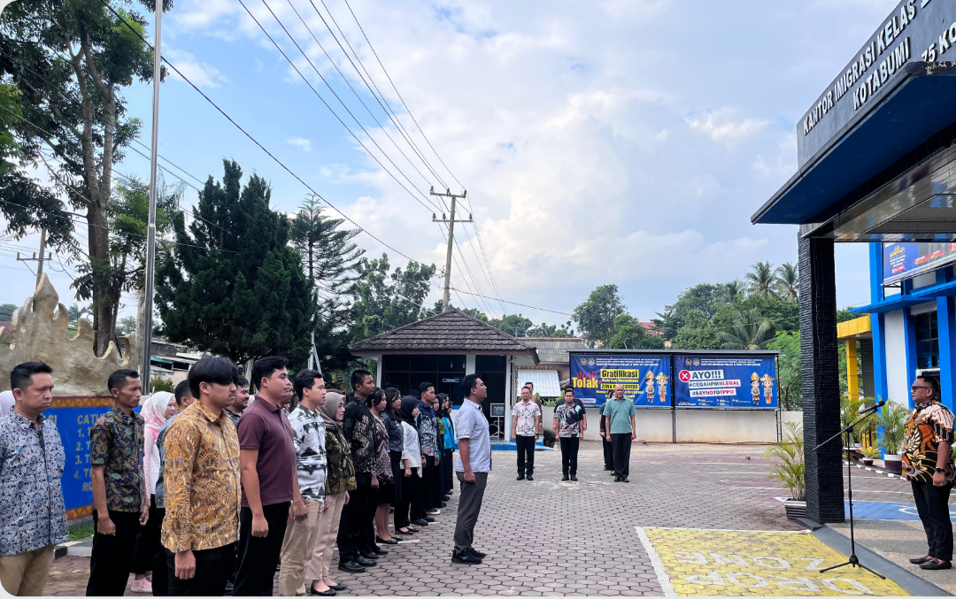 Apel Sore Penuh Makna: Imigrasi Kotabumi Lepas Pegawai dengan Haru dan Bangga
