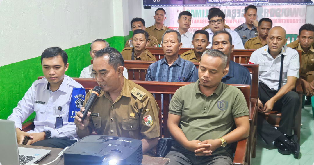 Sosialisasi Desa Binaan Keimigrasian di Desa Makarti, Kecamatan Tumijajar