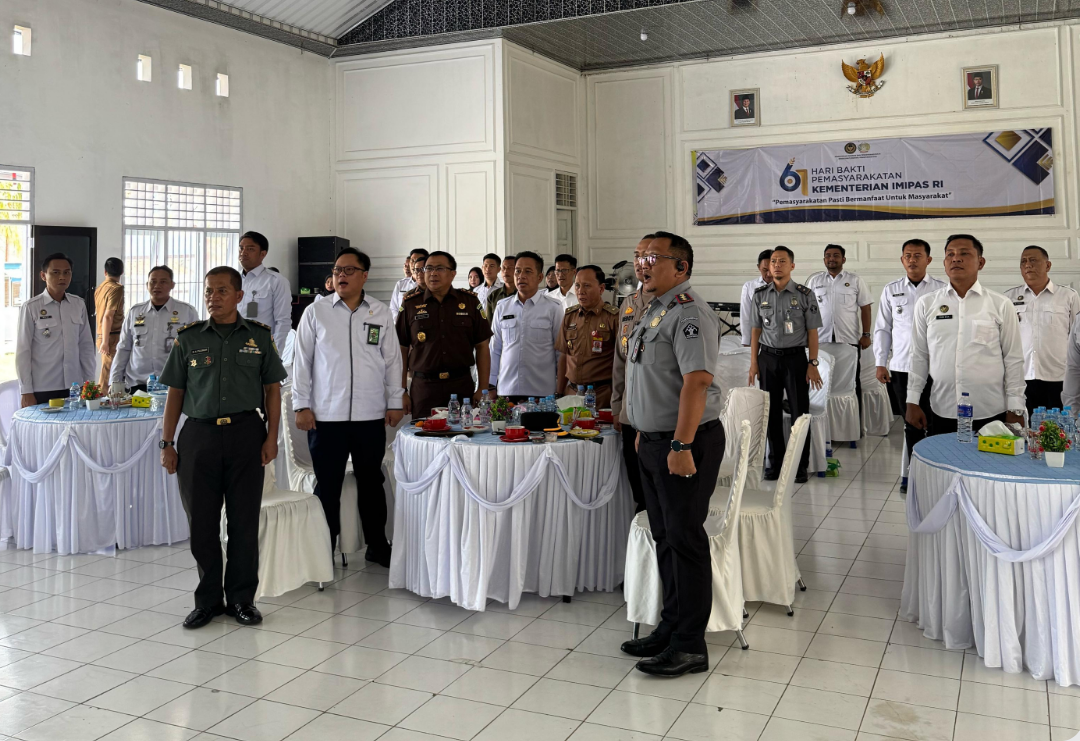 Kepala Imigrasi Kotabumi Hadiri Peringatan HUT Pemasyarakatan di Lapas Kotabumi