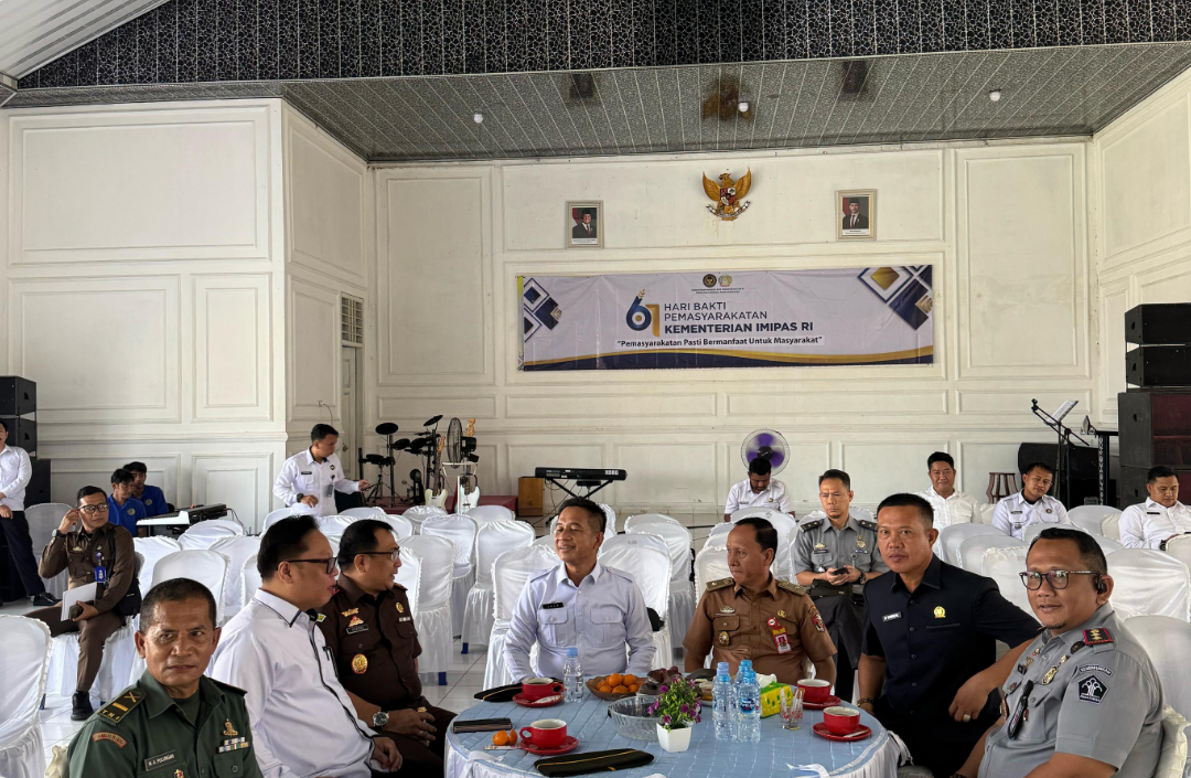 Kepala Imigrasi Kotabumi Hadiri Peringatan HUT Pemasyarakatan di Lapas Kotabumi