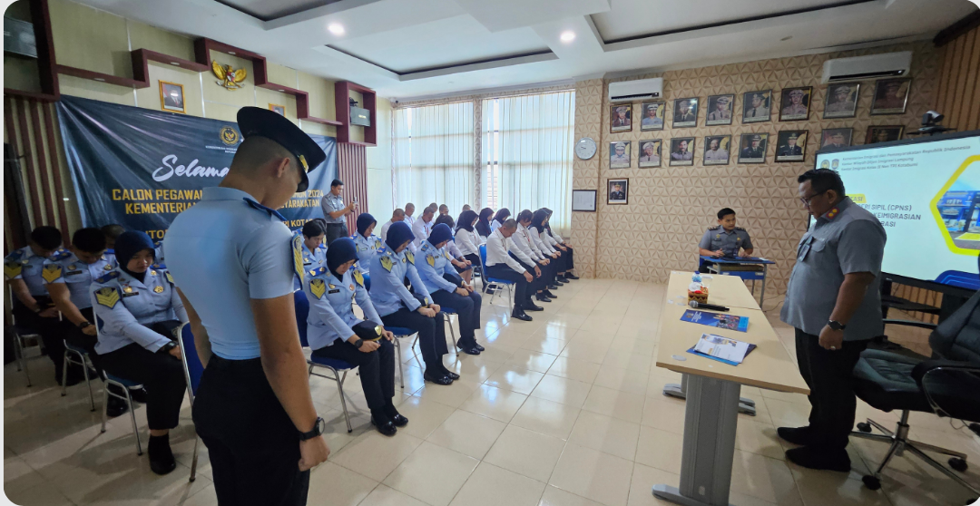 Kantor Imigrasi Kotabumi Resmi Tutup Orientasi CPNS: Kepala Kantor Tekankan Integritas dan Disiplin Kerja