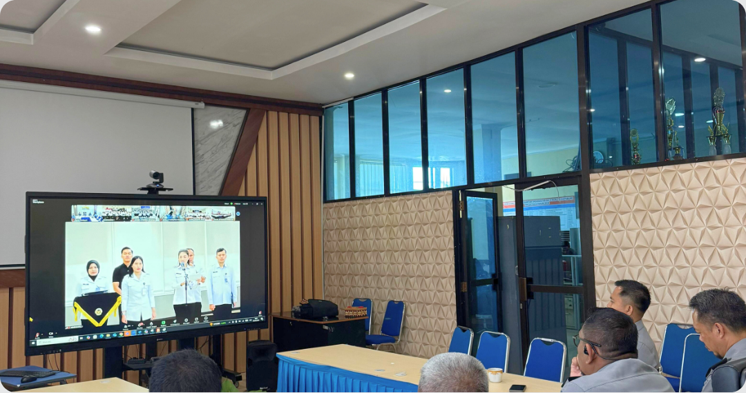 Imigrasi Kotabumi Ikuti Penyerahan SK CPNS dan Orientasi CPNS di Lingkungan Kementerian Imigrasi dan Pemasyarakatan
