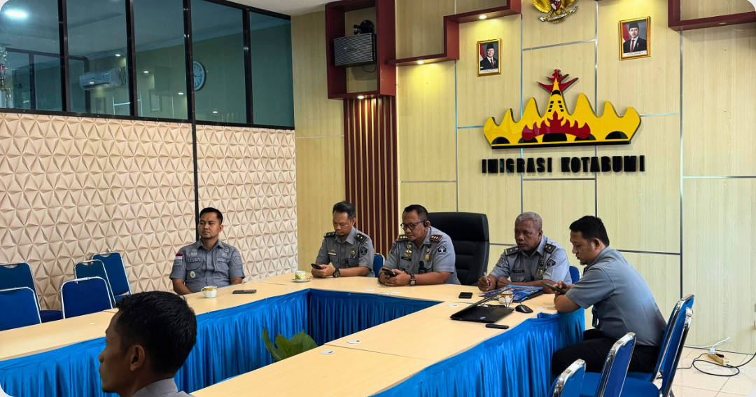 Imigrasi Kotabumi Ikuti Penyerahan SK CPNS dan Orientasi CPNS di Lingkungan Kementerian Imigrasi dan Pemasyarakatan