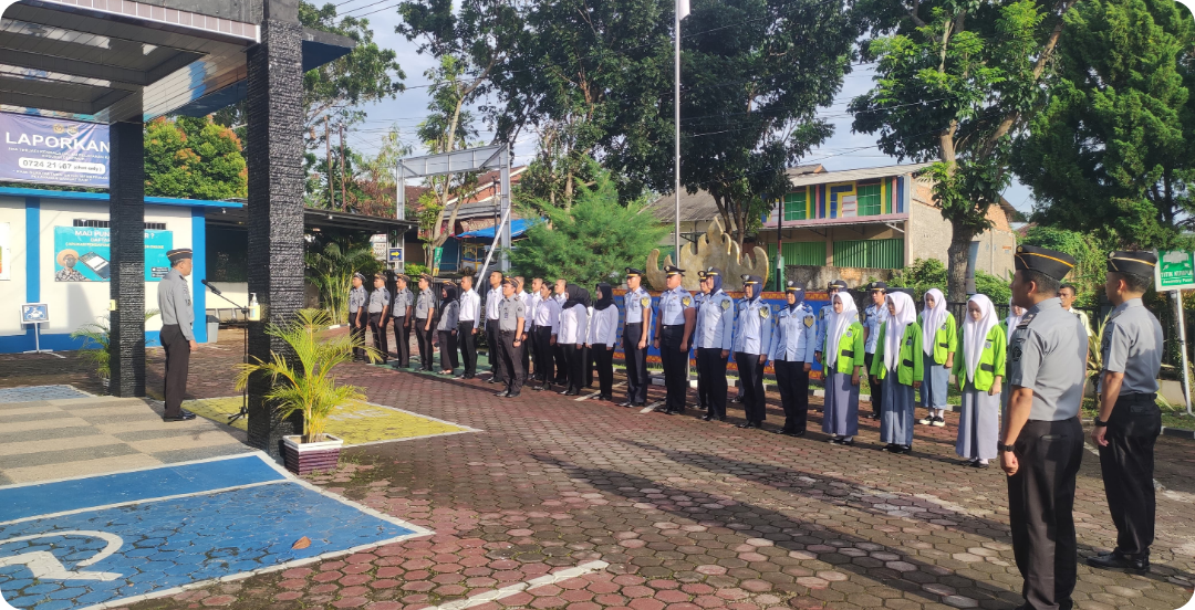 Perkuat Fondasi Integritas, Imigrasi Kotabumi Gelar Apel Pagi untuk Para CPNS Baru