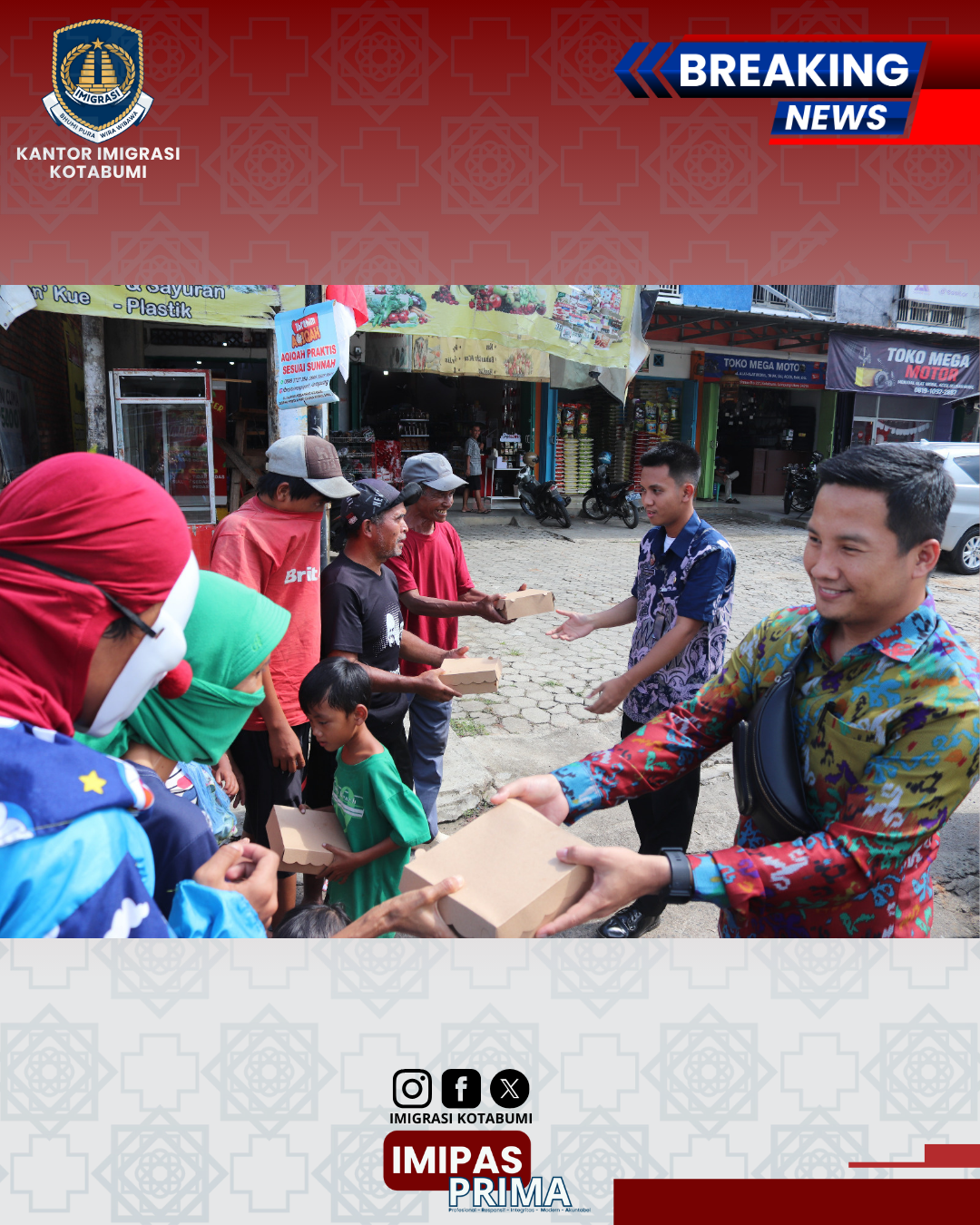 Jumat Berkah: Wujud Syukur dan Kepedulian di Imigrasi Kotabumi