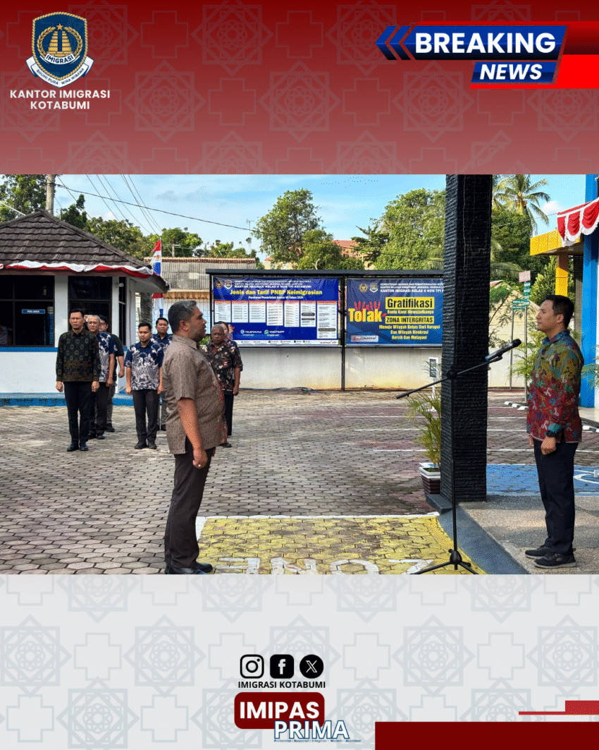 Apel Sore: Pembinaan Disiplin dan Persiapan WBK di Imigrasi Kotabumi