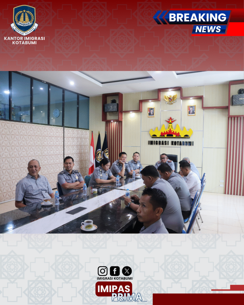Kantor Imigrasi Kotabumi Ikuti Pembukaan Rakor Dukungan Manajemen Kemenimipas via Zoom