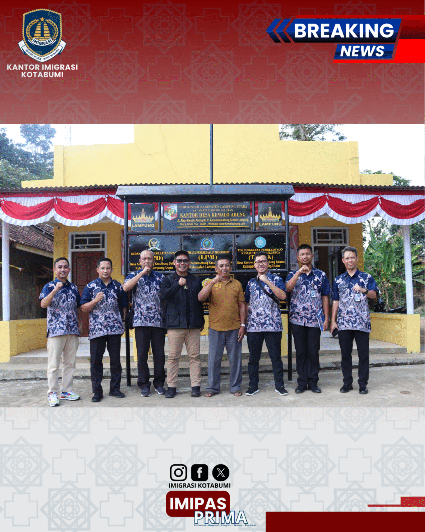 Kantor Imigrasi Kotabumi Persiapkan Sosialisasi Desa Binaan untuk Tingkatkan Kesadaran Hukum Keimigrasian