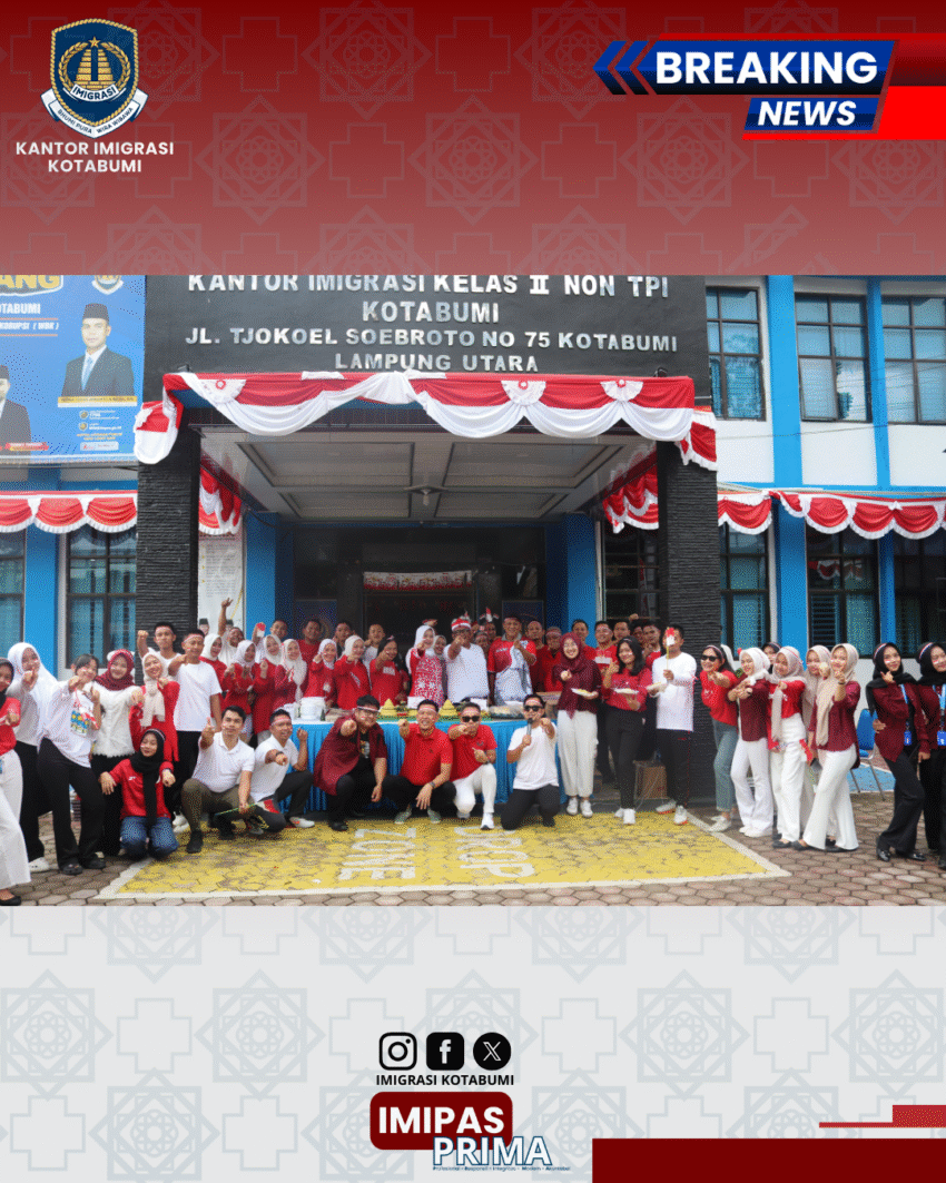 Semarak HUT ke-80 RI: Lomba Meriah di Kantor Imigrasi Kotabumi