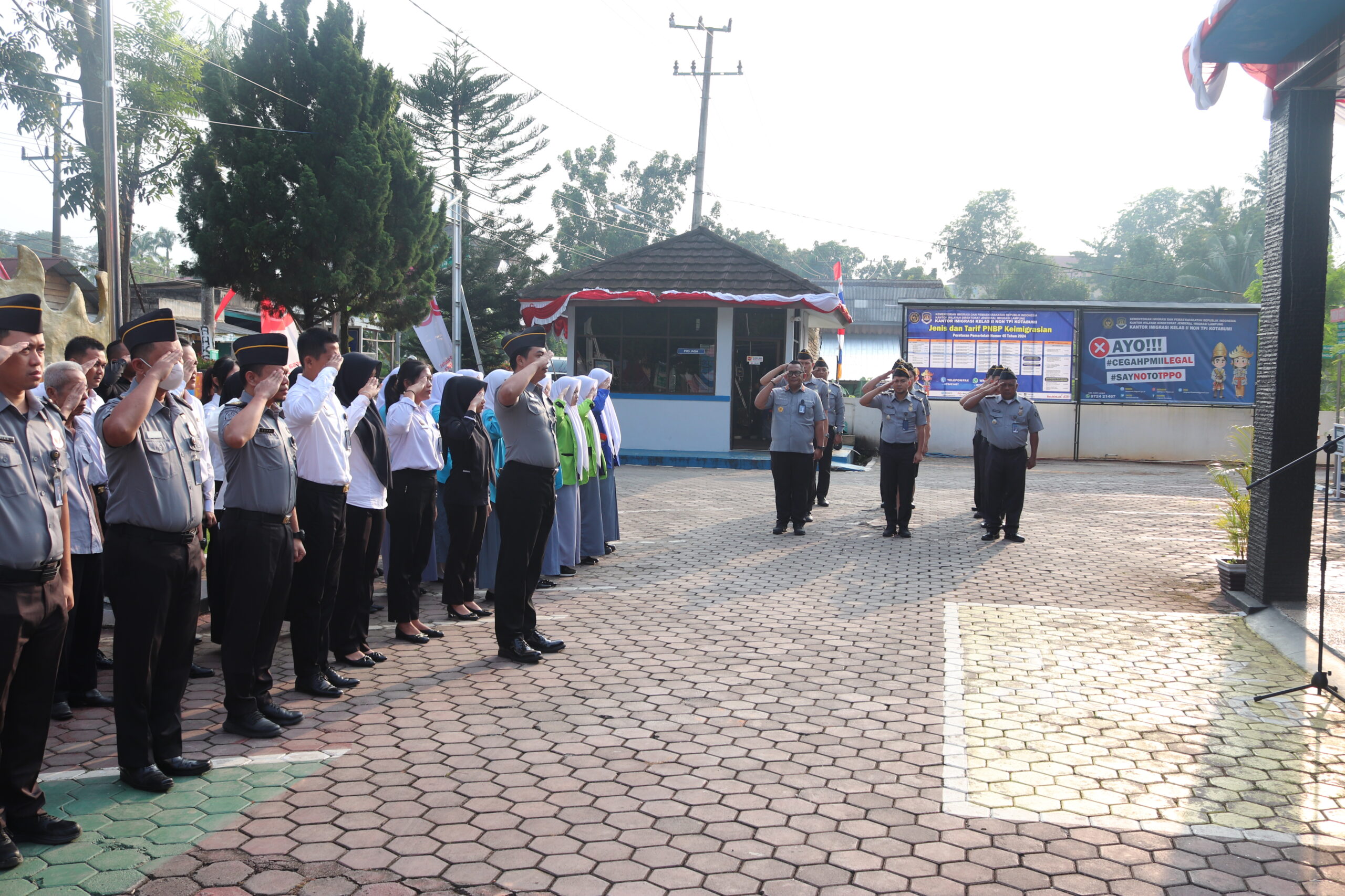 Apel Pagi Kantor Imigrasi Kotabumi: Momentum Persiapan HUT RI ke-80 dan Semangat Baru