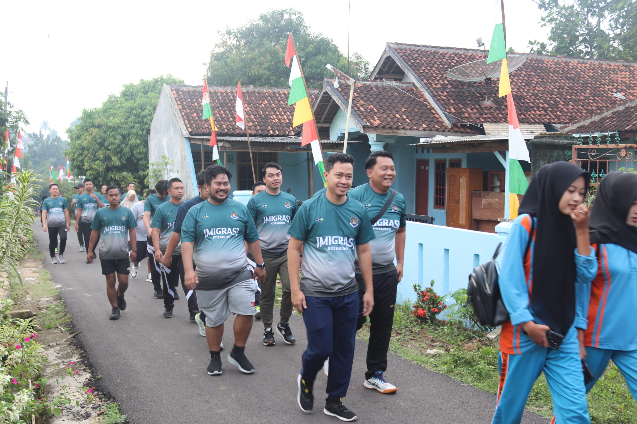 Imigrasi Kotabumi Gelar Jalan Sehat dan Lomba Futsal Daster