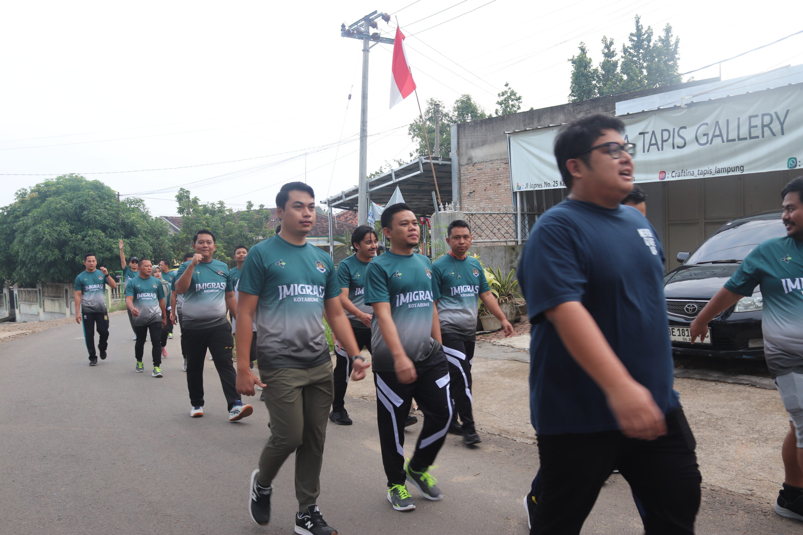 Imigrasi Kotabumi Gelar Jalan Sehat dan Lomba Futsal Daster