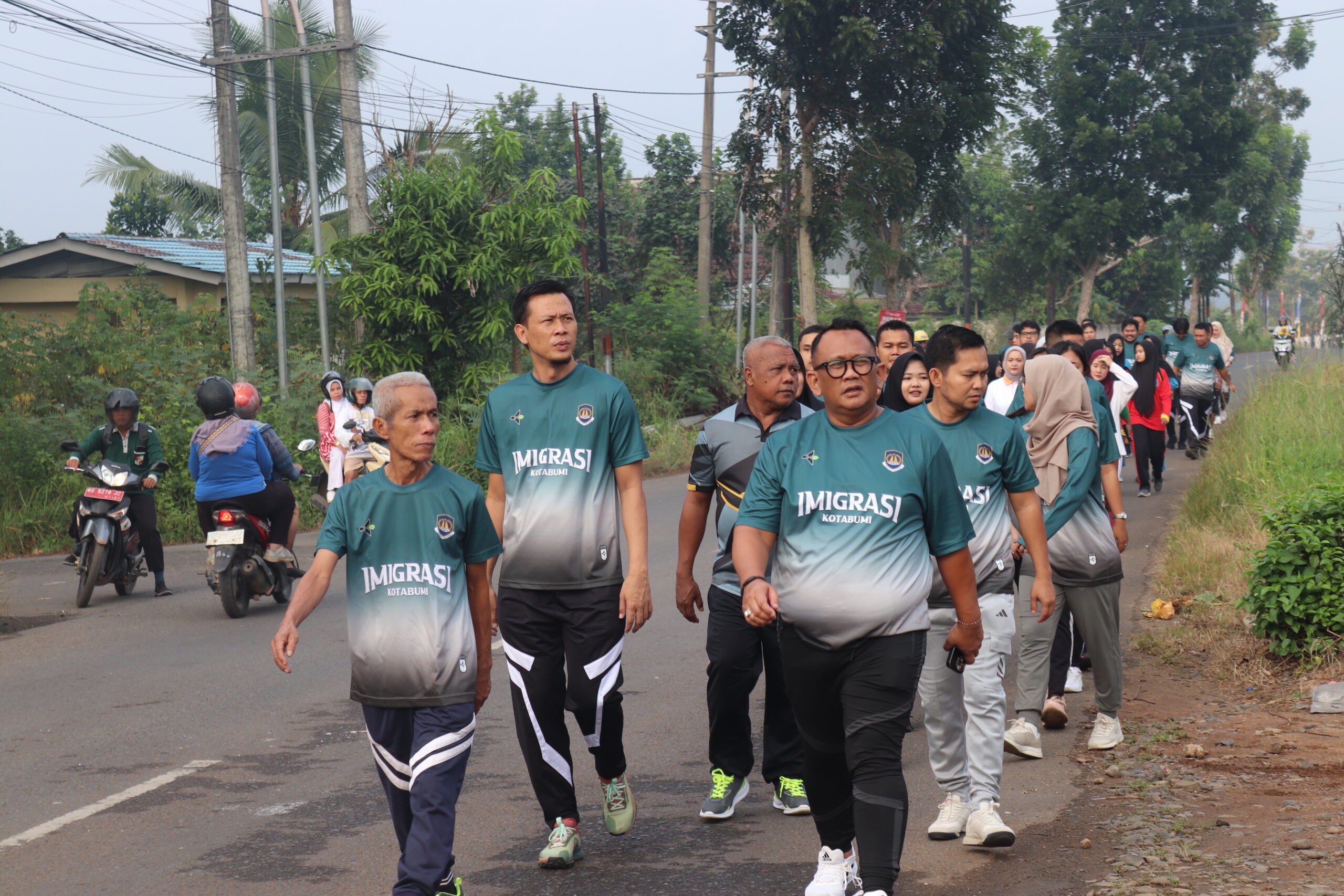 Imigrasi Kotabumi Gelar Jalan Sehat dan Lomba Futsal Daster