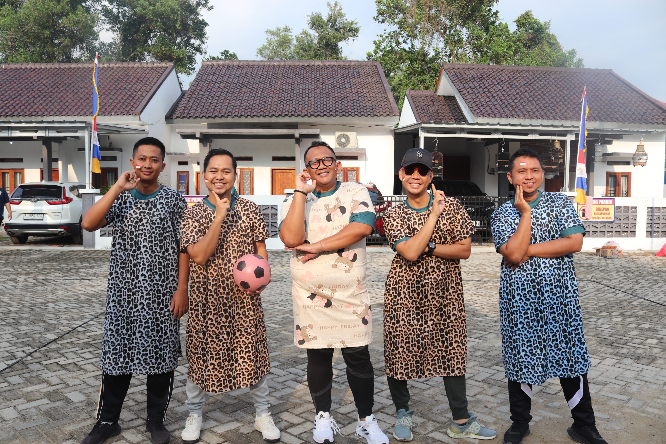 Imigrasi Kotabumi Gelar Jalan Sehat dan Lomba Futsal Daster