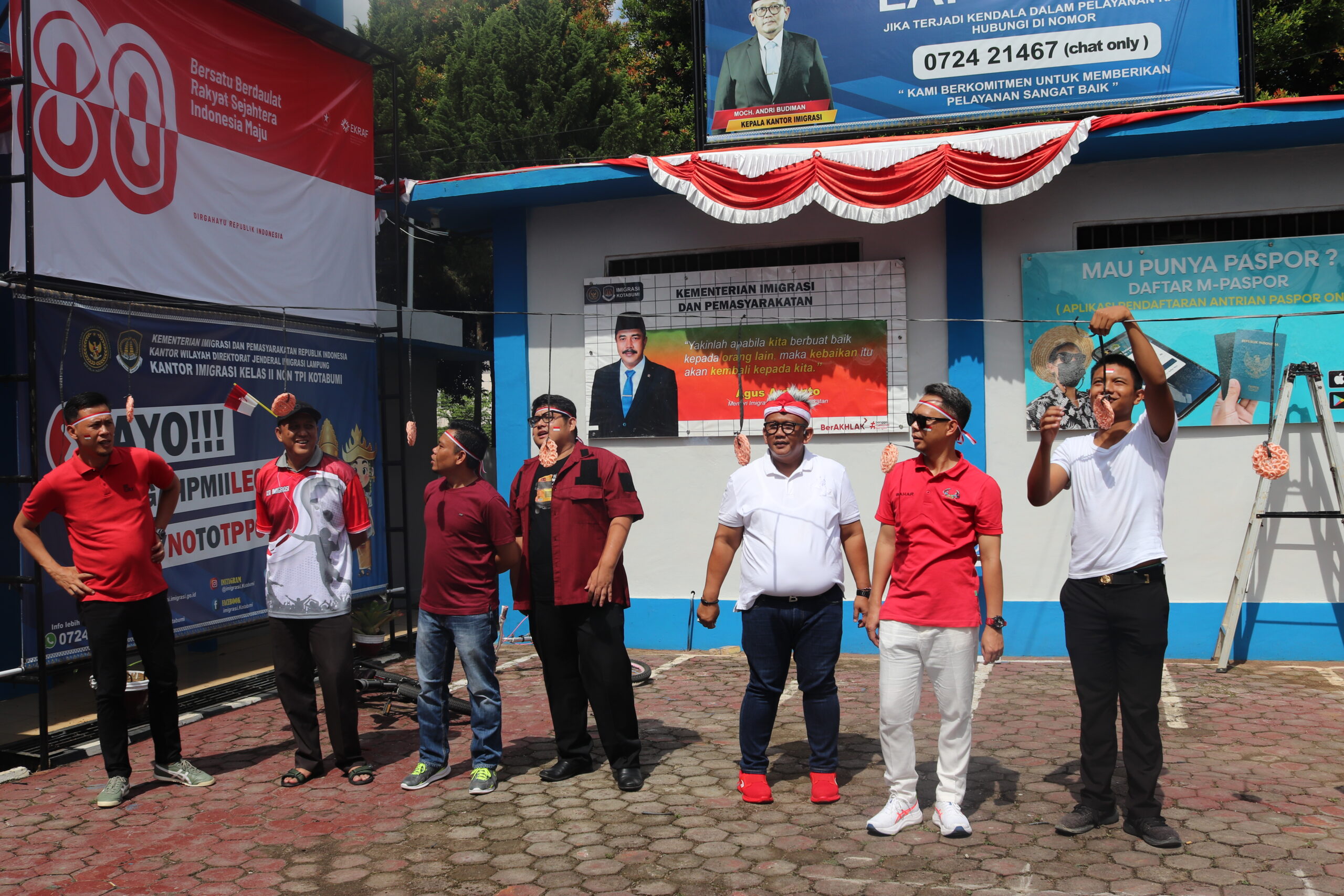 Semarak HUT ke-80 RI: Lomba Meriah di Kantor Imigrasi Kotabumi
