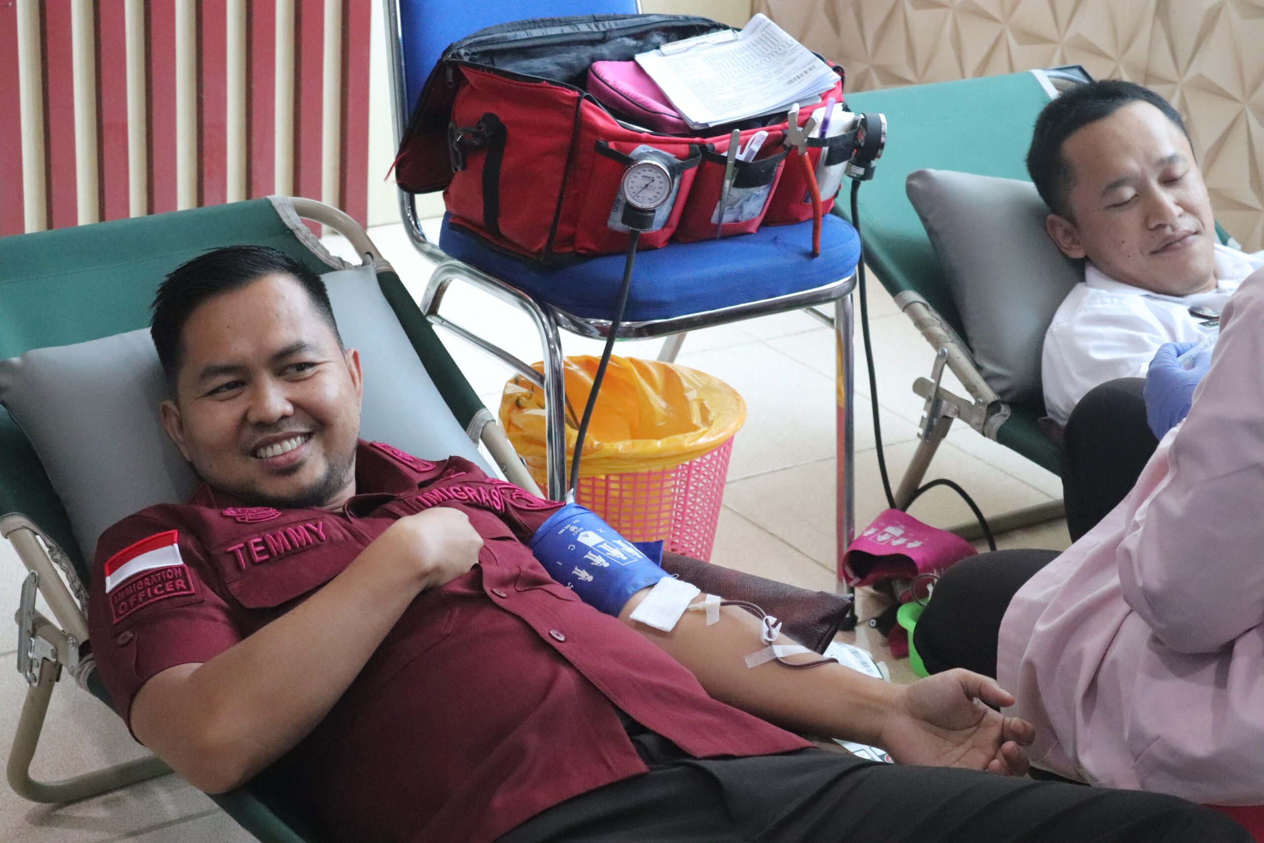 Semangat Kepedulian Sosial: Imigrasi Kotabumi Gelar Donor Darah dalam Rangka HUT ke-80 RI