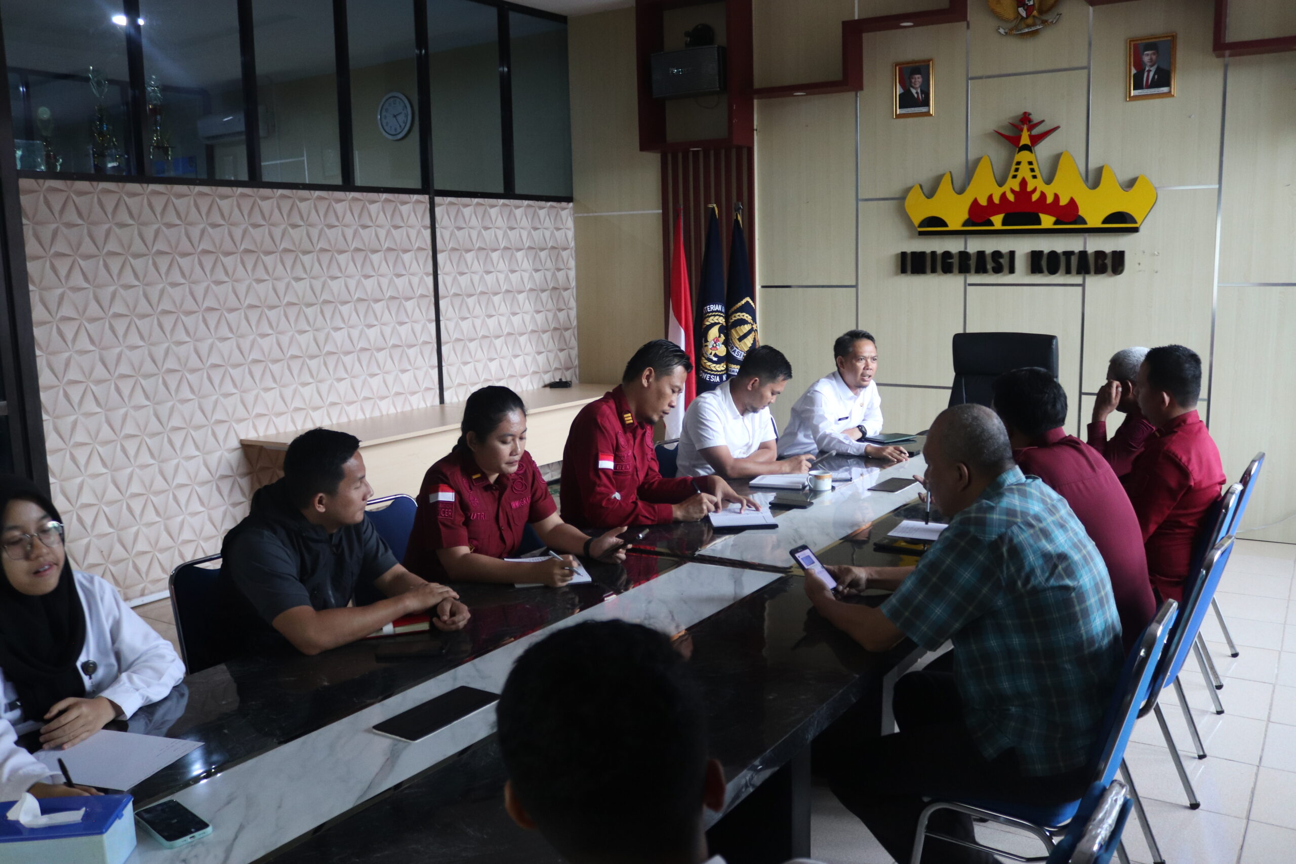Kanim Kotabumi Laksanakan Rapat Inventarisasi Jaringan Lokal untuk Dukung Layanan Digital yang Prima