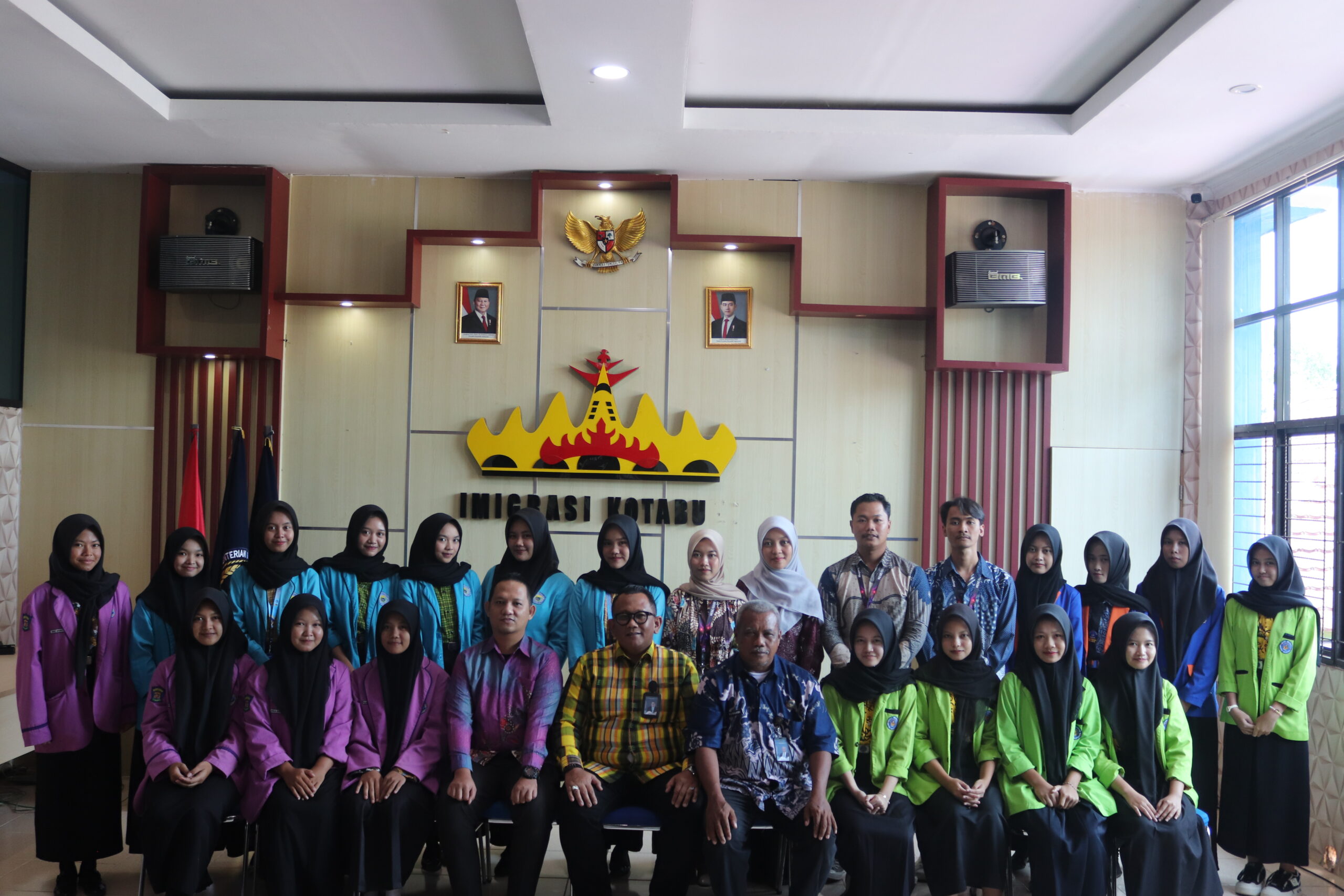 Kanim Kotabumi Gelar Rapat Bersama Peserta Magang