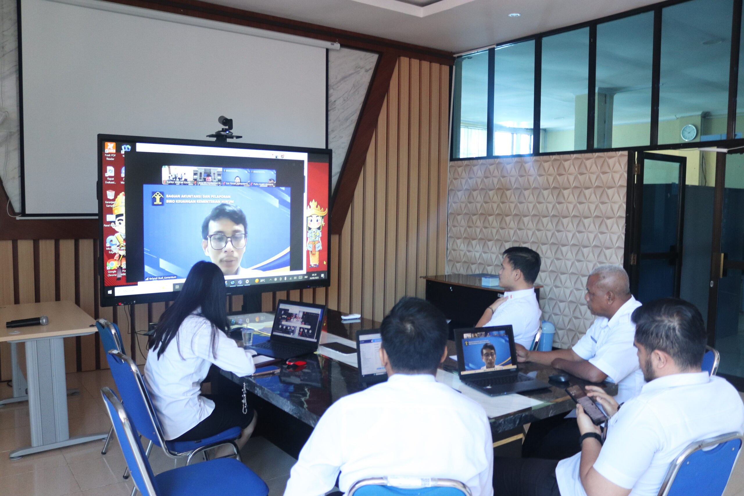 Kanim Kotabumi Ikuti Asistensi Penyelesaian Likuidasi Satker Tahap 2
