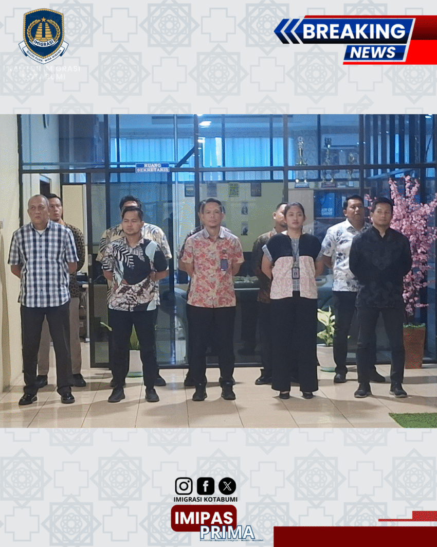 Apel Sore Penutup Pekan: Imbauan Efisiensi Energi di Kantor Imigrasi Kotabumi