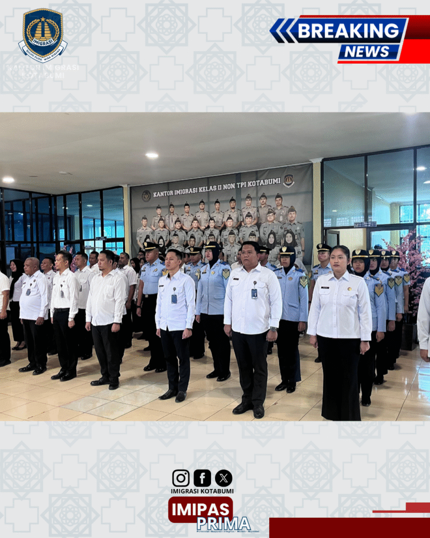 Apel Bersama Virtual: Imigrasi Kotabumi Perkuat Sinergi dengan Kementerian