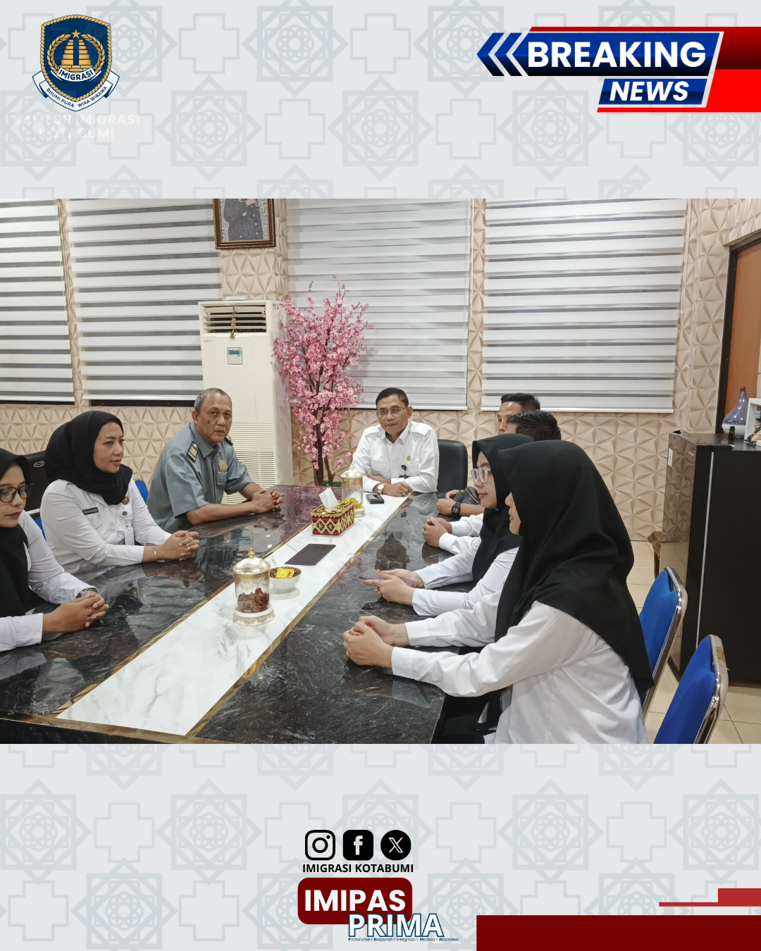 Evaluasi Operasi Wirawaspada: Kantor Imigrasi Kotabumi dan Kanwil Ditjen Imigrasi Lampung Susun Langkah ke Depan