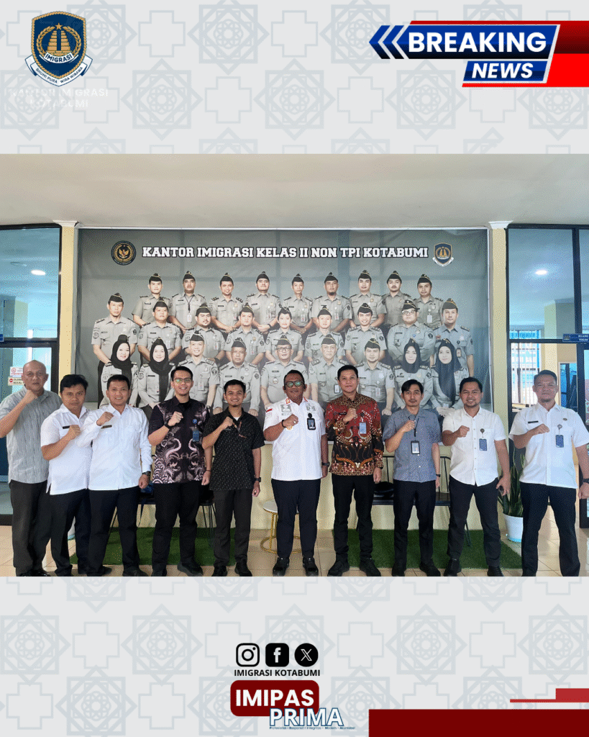 Perkuat Integritas dan Regulasi, Tim Pusat Strategi Kebijakan Kunjungi Imigrasi Kotabumi