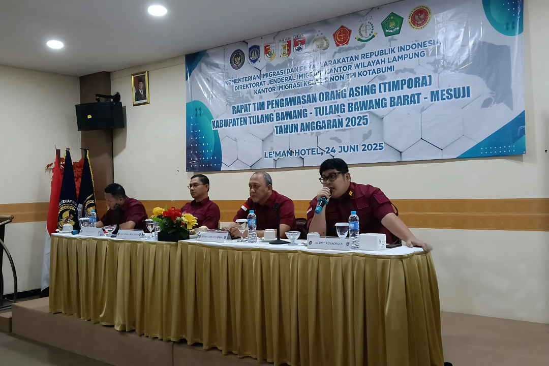 Imigrasi Kotabumi Perkuat Pengawasan Orang Asing Melalui Rapat TIMPORA di Tulang Bawang, Tulang Bawang Barat, dan Mesuji