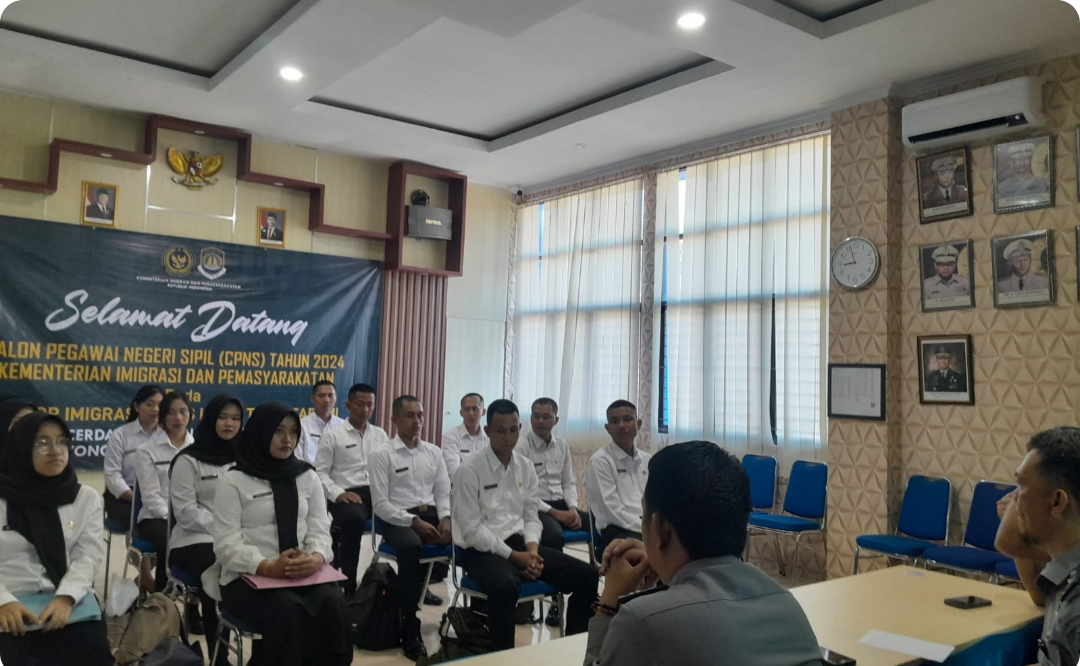 Imigrasi Kotabumi Berikan Arahan kepada CPNS Tahun 2025