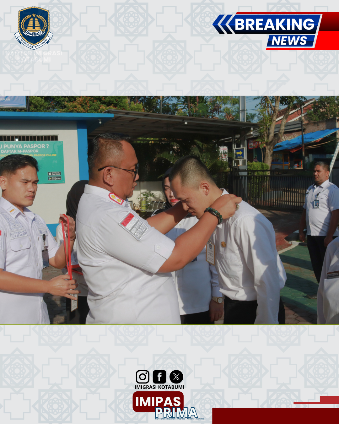 Imigrasi Kotabumi Laksanakan Apel Pagi Pembukaan Orientasi CPNS Tahun 2025
