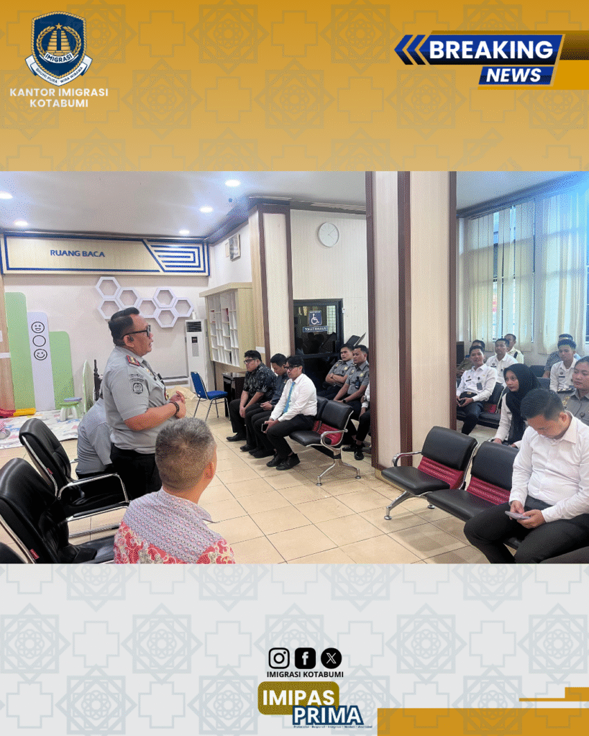 Briefing Persiapan Verlap ZI-WBK: Kanim Kotabumi Mantapkan Langkah
