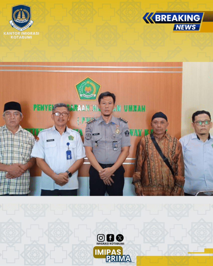 107 Calon Jamaah Haji Asal Way Kanan Urus Paspor dengan Layanan Eazy Paspor Imigrasi Kotabumi