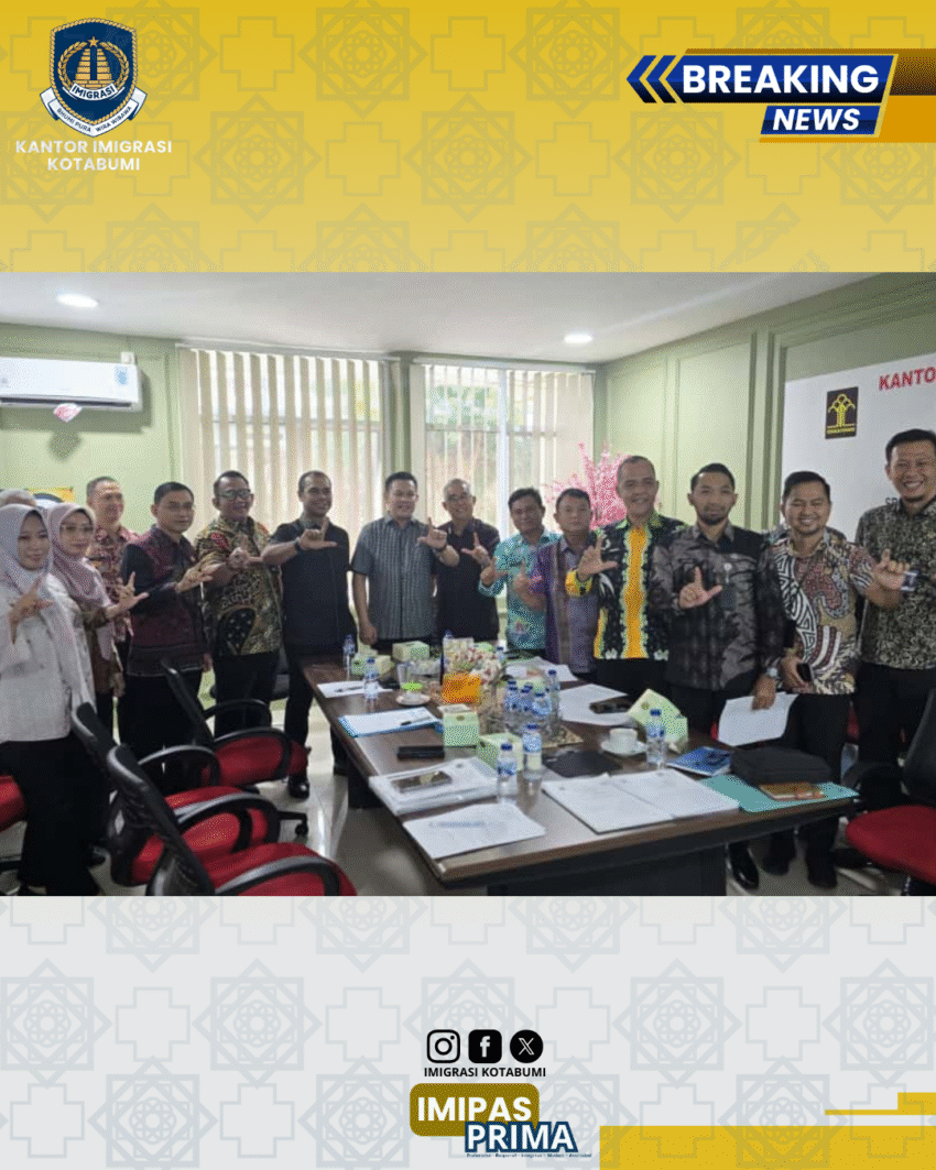 Kantor Imigrasi Kotabumi Bahas Perpanjangan MoU UKK Krui