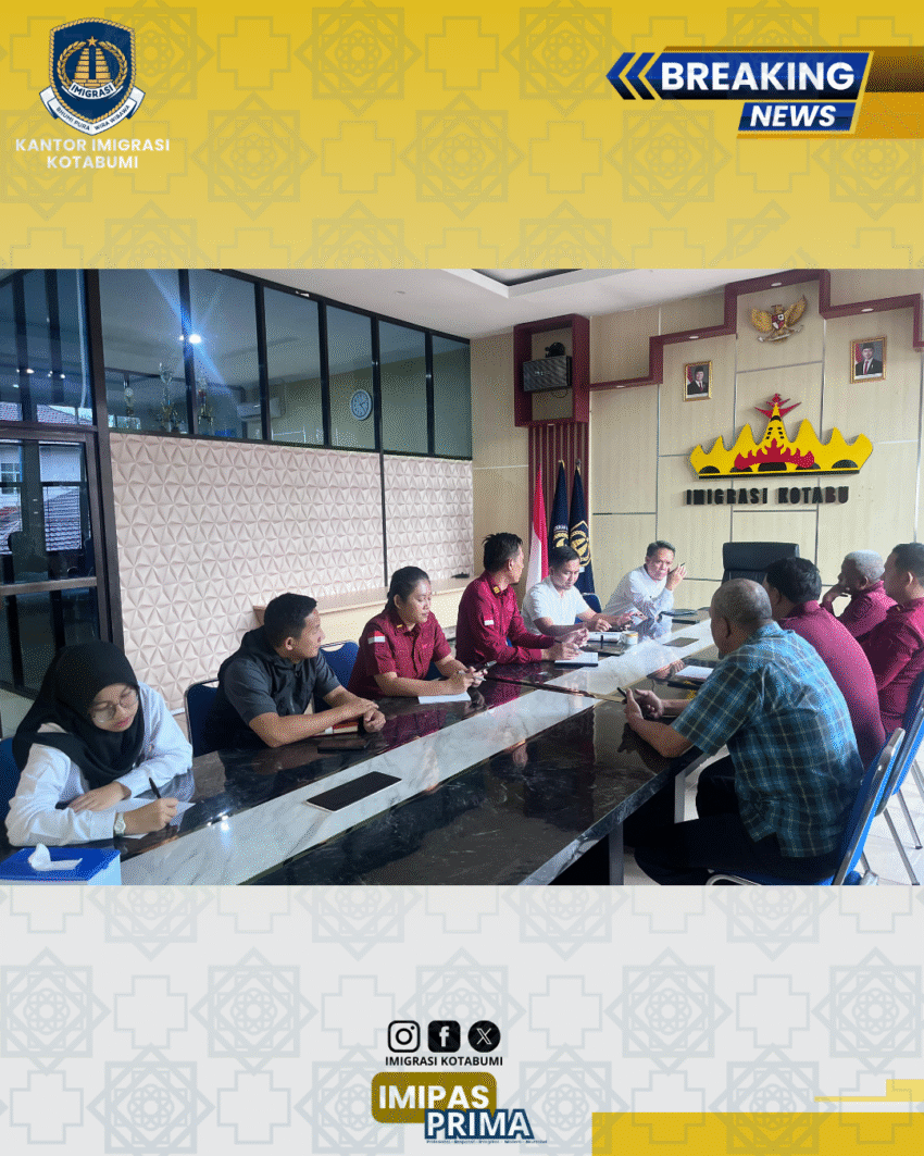Kanim Kotabumi Laksanakan Rapat Inventarisasi Jaringan Lokal untuk Dukung Layanan Digital yang Prima