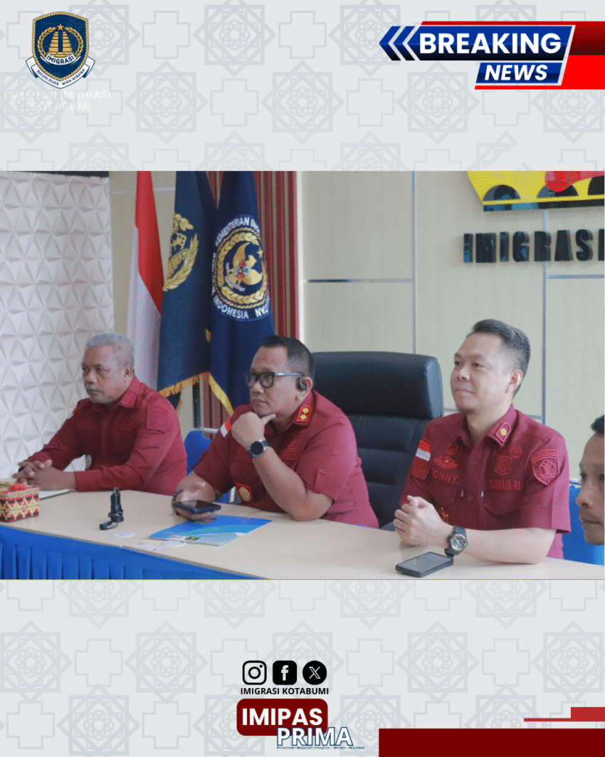 Kepala Imigrasi Kotabumi Berikan Arahan Terkait Tindak Lanjut Desk Evaluasi ZI Menuju WBK/WBBM