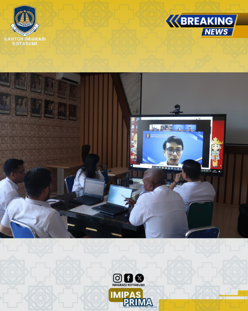 Kanim Kotabumi Ikuti Asistensi Penyelesaian Likuidasi Satker Tahap 2