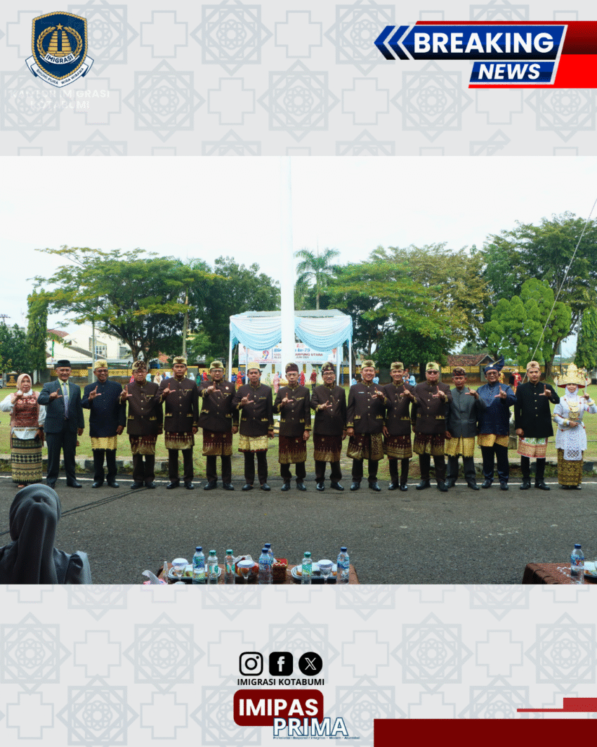 Peringati HUT ke-79 Lampung Utara, Kepala Imigrasi Kotabumi Tegaskan Sinergi untuk Pembangunan Daerah