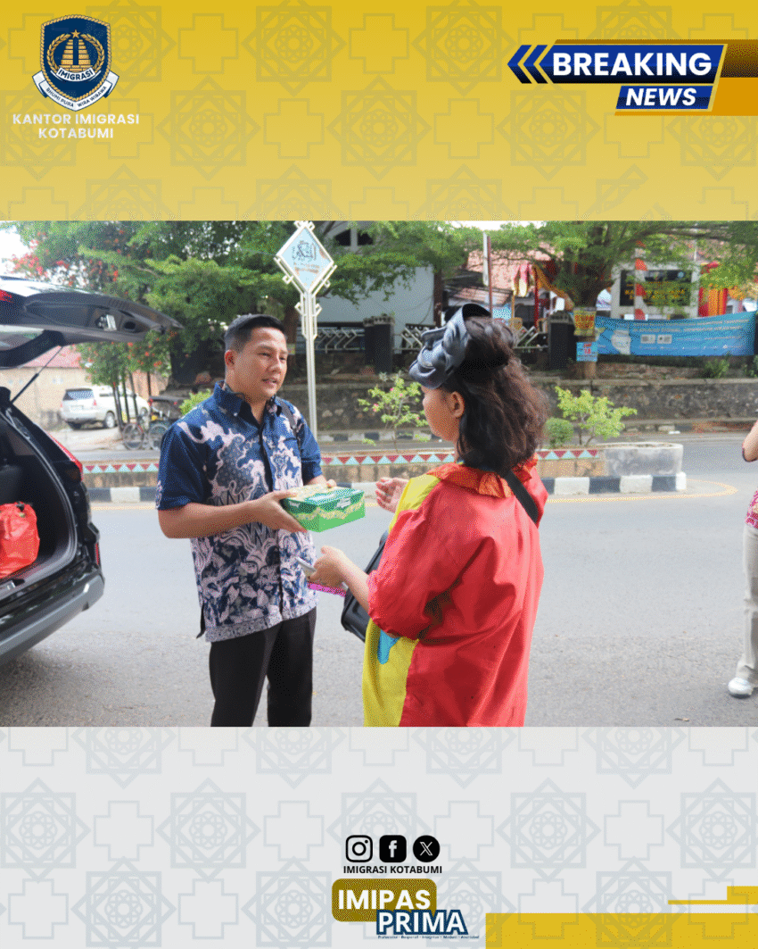 Berbagi Kebahagiaan Bersama di Jumat Berkah Imigrasi Kotabumi