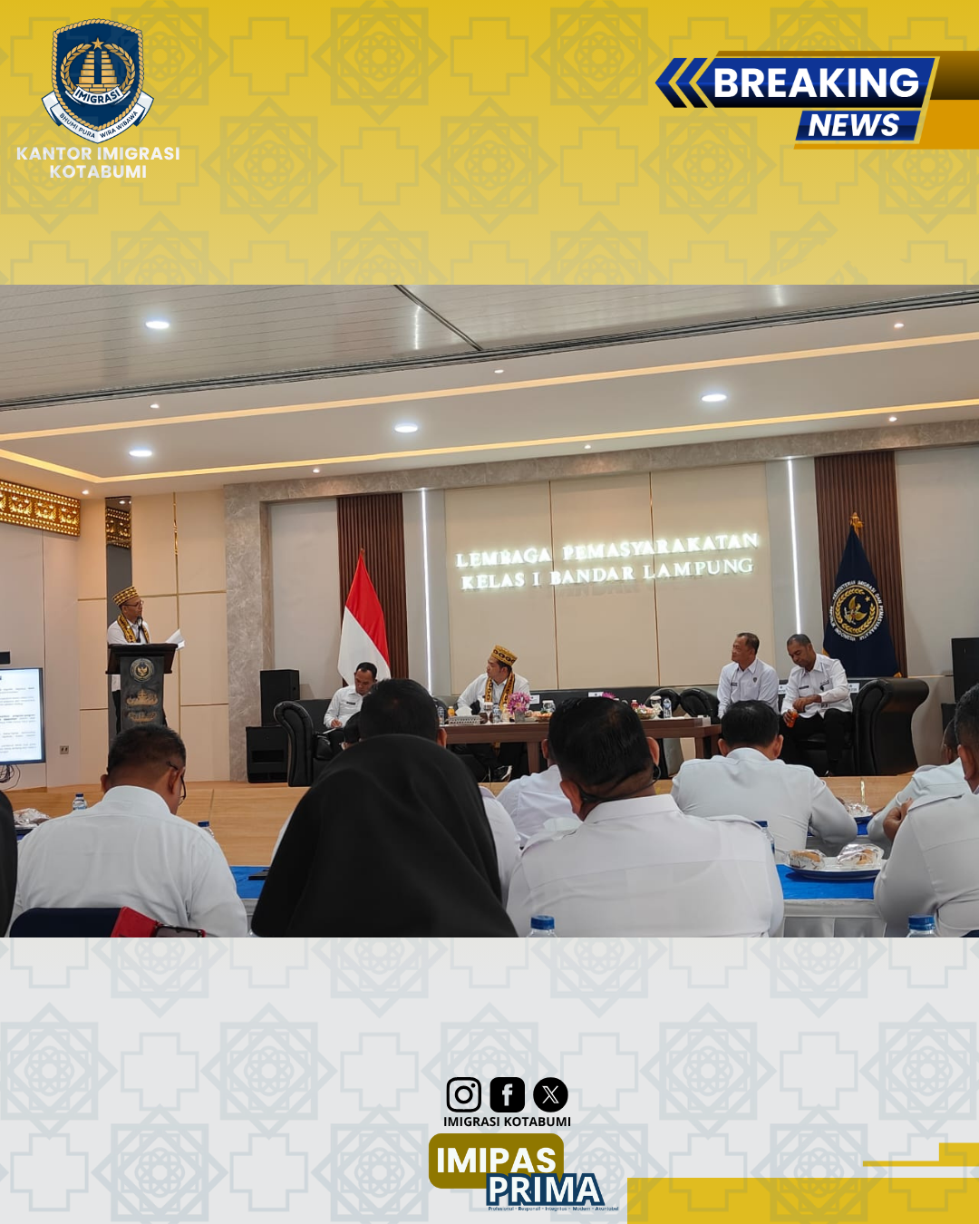 Koordinasi Penguatan Kinerja dan Reformasi Birokrasi Tahun 2025 di Provinsi Lampung