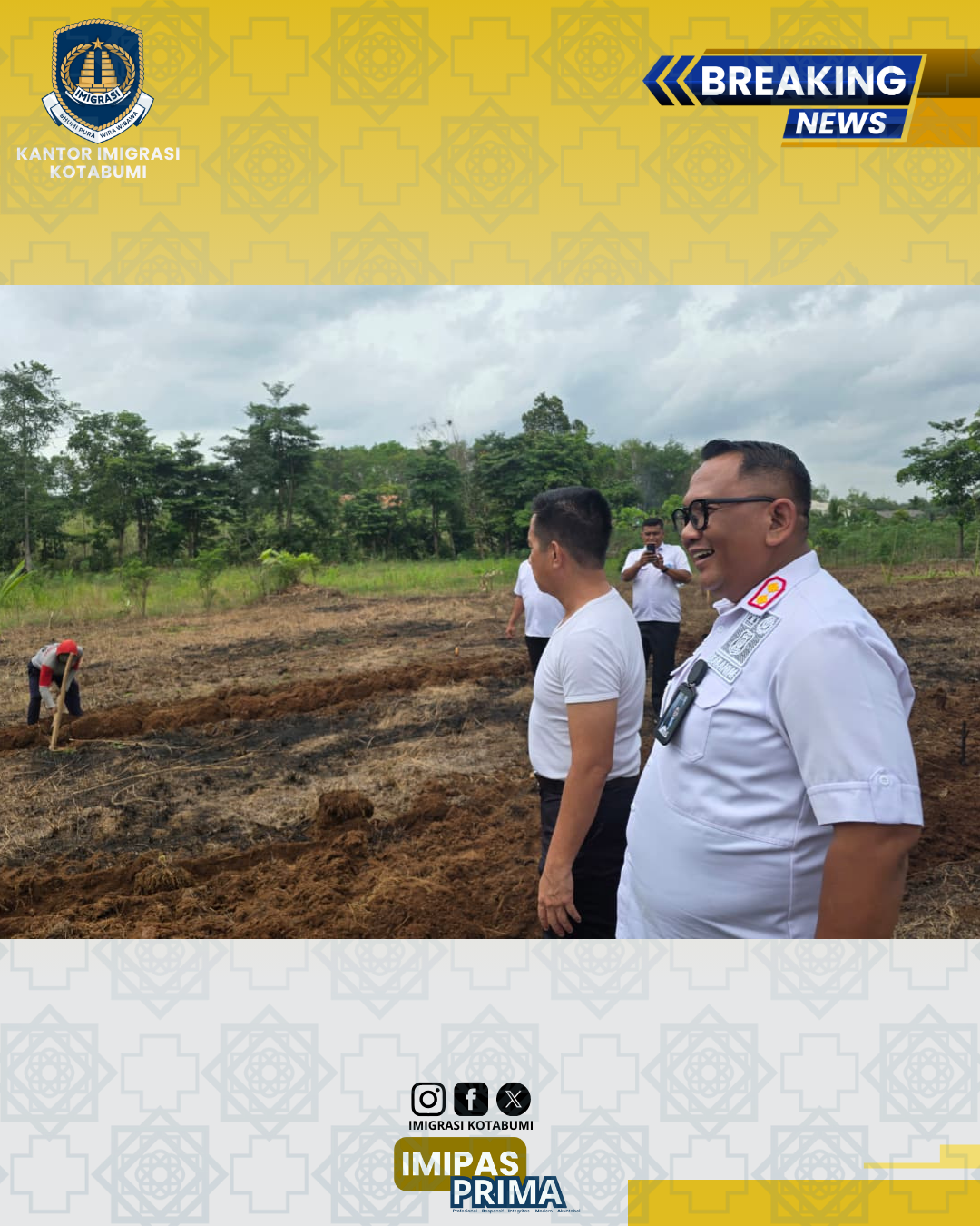Sinergi Imigrasi dan Pemasyarakatan: Peninjauan Lahan untuk Optimalisasi Program Kemenkumham