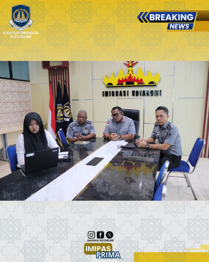 Kanim Kotabumi Ikuti Persiapan Penanaman Bibit Kelapa Bersama Kanwil Imigrasi Lampung