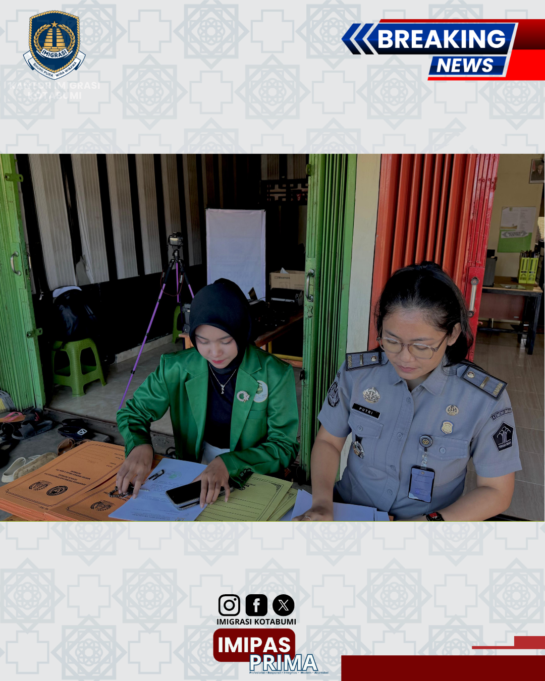 Imigrasi Kotabumi Kembali Hadirkan Layanan Eazy Passport untuk Calon Jemaah Umroh