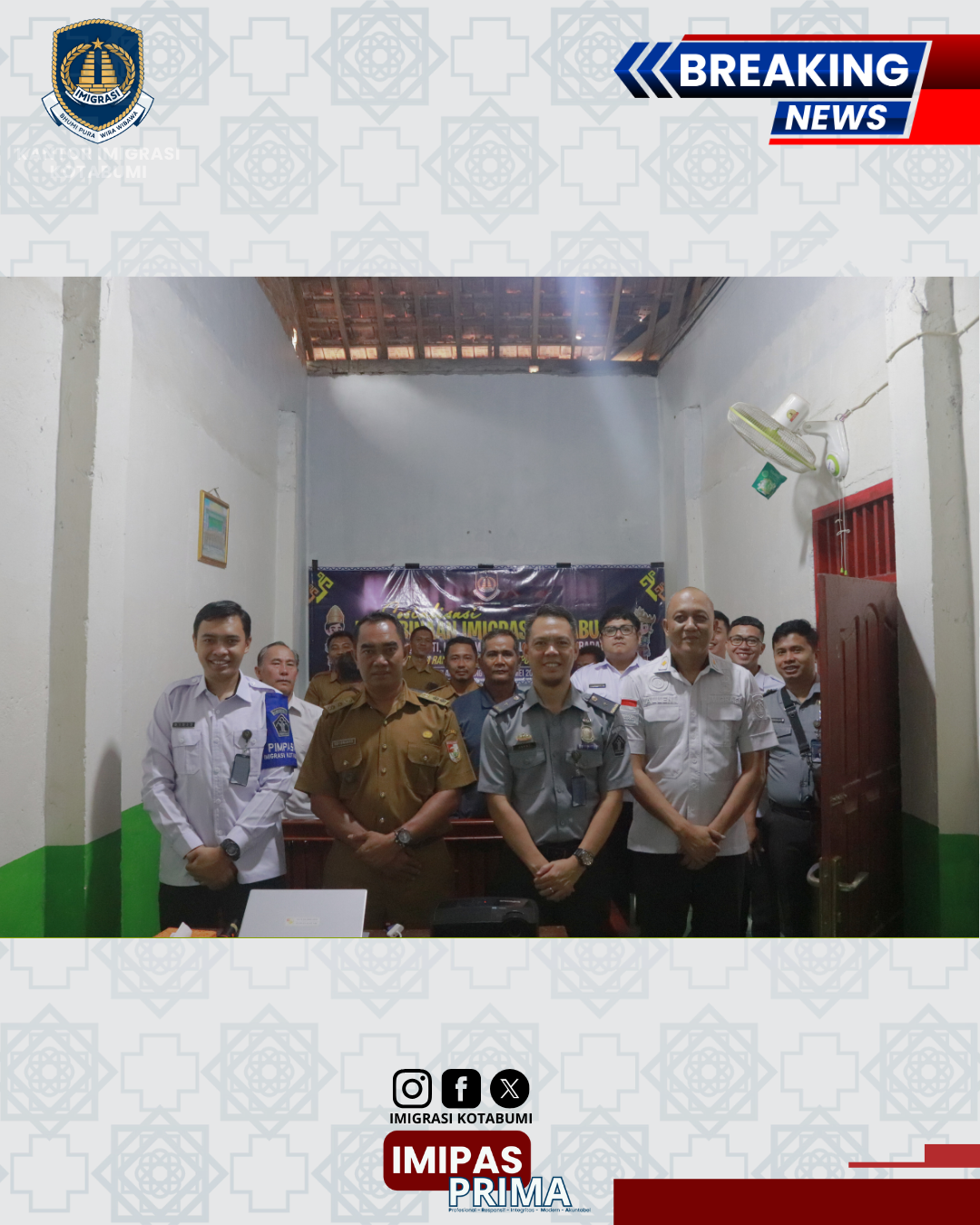 Sosialisasi Desa Binaan Keimigrasian di Desa Makarti, Kecamatan Tumijajar