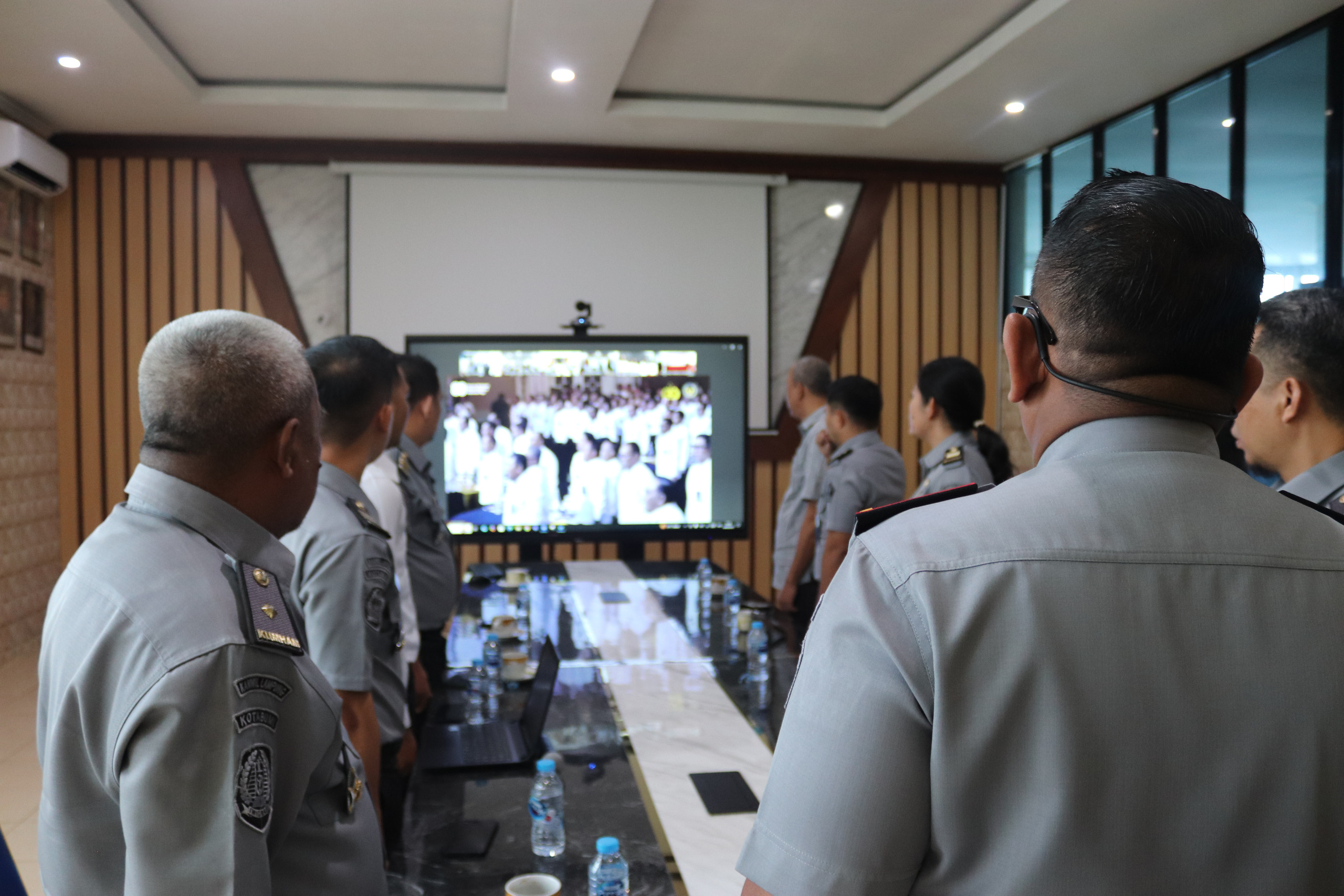 Kantor Imigrasi Kotabumi Ikuti Pembukaan Rakor Dukungan Manajemen Kemenimipas via Zoom
