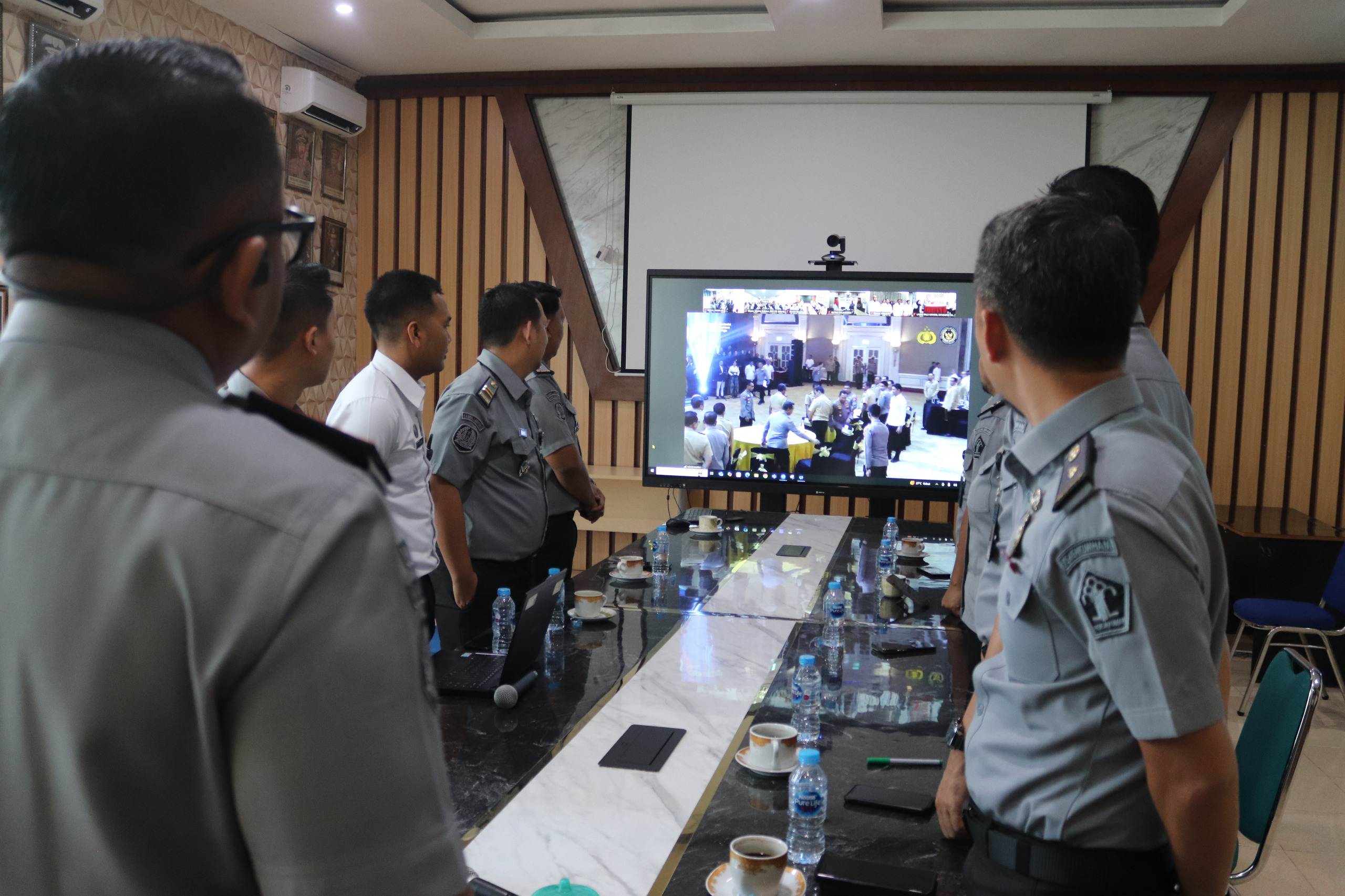 Kantor Imigrasi Kotabumi Ikuti Pembukaan Rakor Dukungan Manajemen Kemenimipas via Zoom