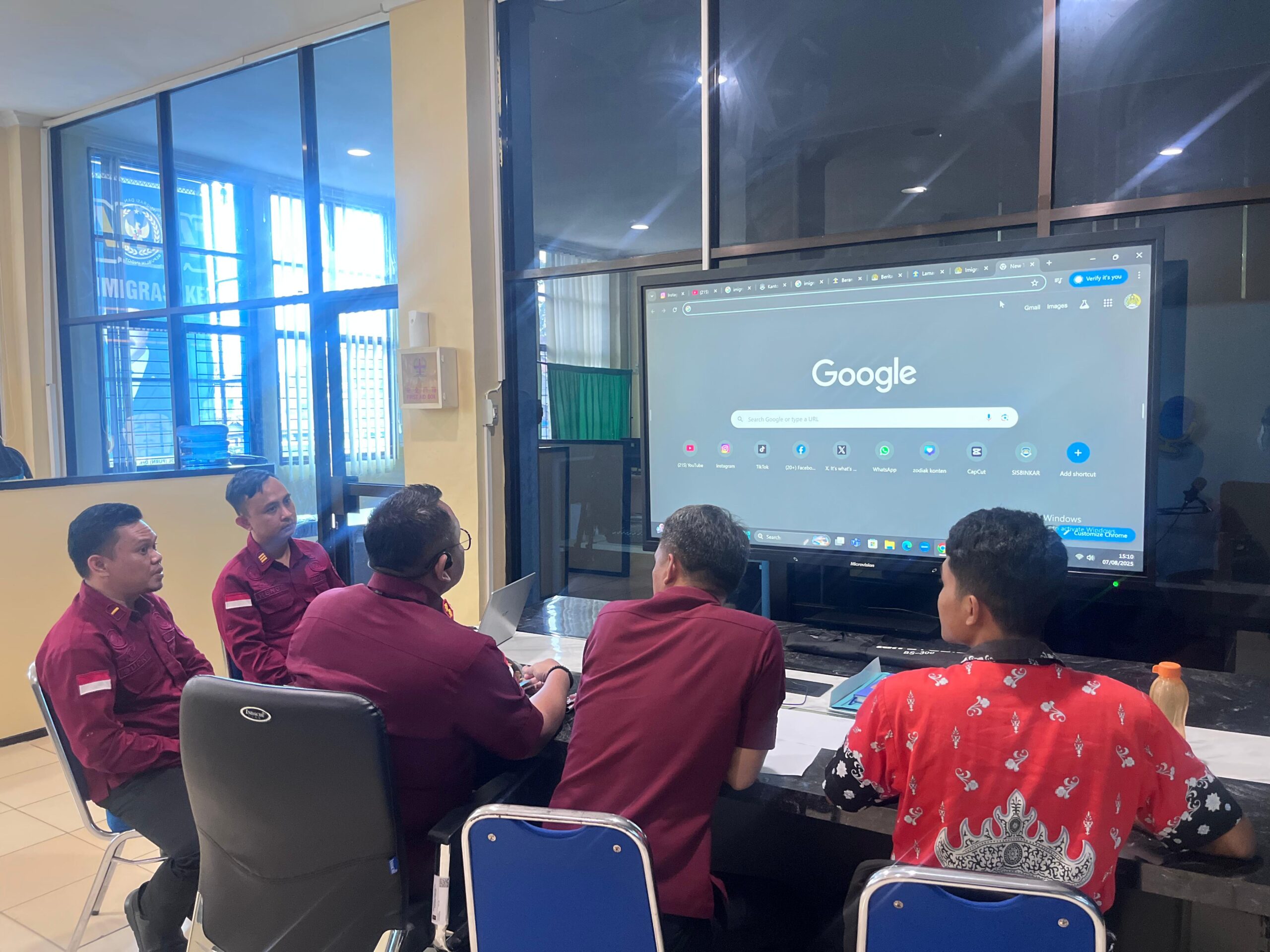 Optimalisasi Layanan Digital: Imigrasi Kotabumi Gelar Rapat Pengelolaan Website Resmi